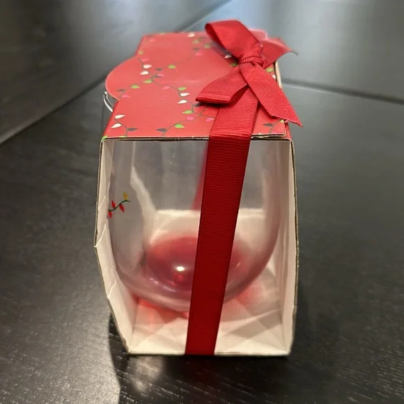 Merry Slothmas Sloth Christmas Stemless Wine Glass - Picture 5 of 6